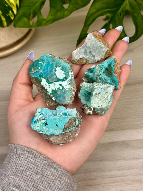 Chrysocolla Specimen 22 19 - Kenna's Crystals from TikTok