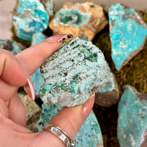 Chrysocolla Specimen 66 6 - Kenna's Crystals from TikTok