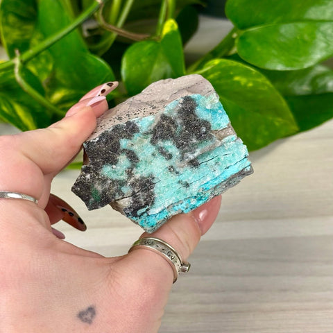 Chrysocolla Specimen 88 8 - Kenna's Crystals from TikTok