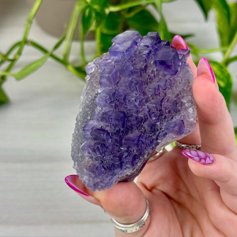 Cubic Purple Fluorite Specimen C 4 - Kenna's Crystals from TikTok