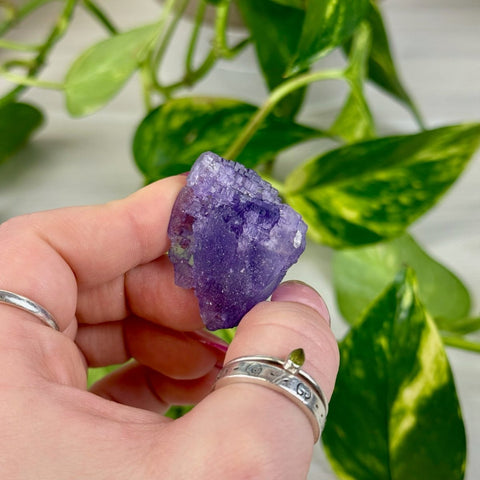 Cubic Purple Fluorite Specimen E4 83 - Kenna's Crystals from TikTok