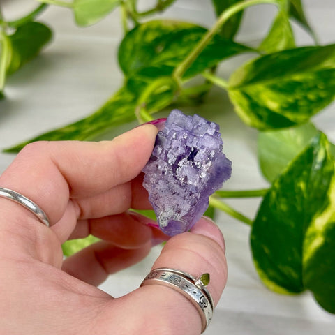 Cubic Purple Fluorite Specimen H4 86 - Kenna's Crystals from TikTok