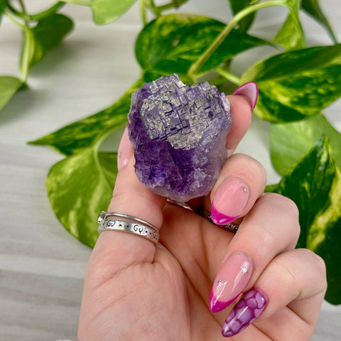 Cubic Purple Fluorite Specimen I2 35 - Kenna's Crystals from TikTok