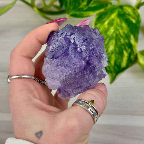 Cubic Purple Fluorite Specimen J 10 - Kenna's Crystals from TikTok