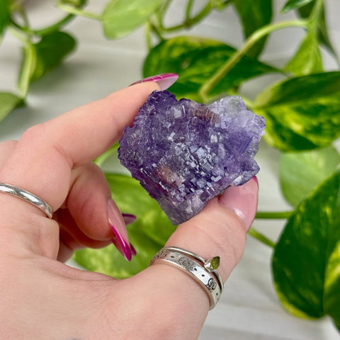 Cubic Purple Fluorite Specimen M3 65 - Kenna's Crystals from TikTok