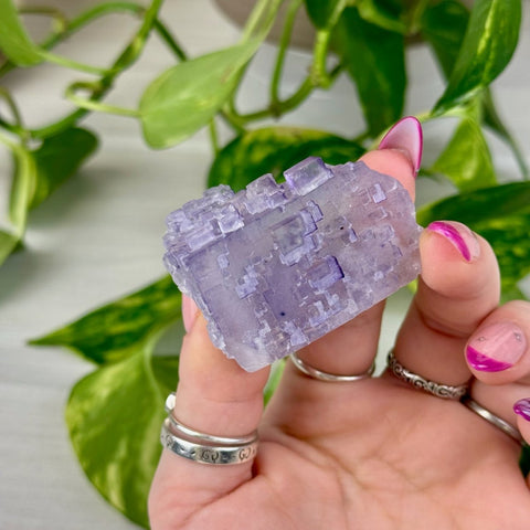Cubic Purple Fluorite Specimen R2 44 - Kenna's Crystals from TikTok