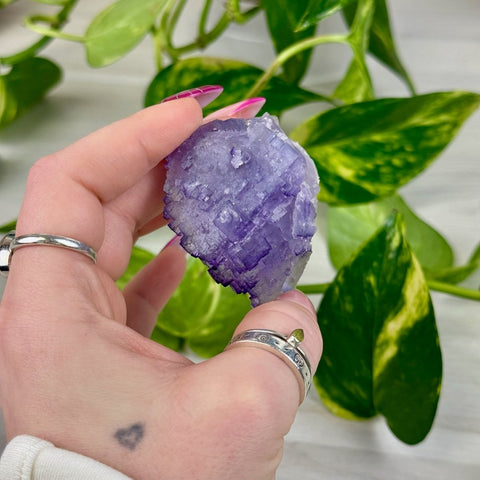 Cubic Purple Fluorite Specimen Y2 51 - Kenna's Crystals from TikTok
