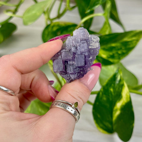 Cubic Purple Fluorite Specimen Z3 78 - Kenna's Crystals from TikTok