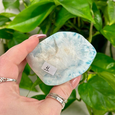 Deep Sea Larimar Free Form H 9 - Kenna's Crystals from TikTok
