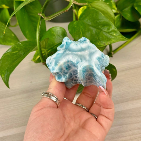 Deep Sea Larimar Free Form Q 39 - Kenna's Crystals from TikTok