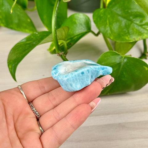 Deep Sea Larimar Free Form Q 64 - Kenna's Crystals from TikTok
