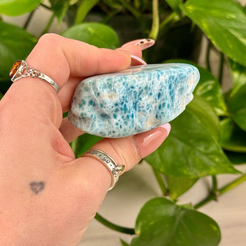 Deep Sea Larimar Free Form Q 45 - Kenna's Crystals from TikTok