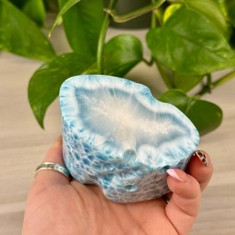 Deep Sea Larimar Free Form Q 24 - Kenna's Crystals from TikTok
