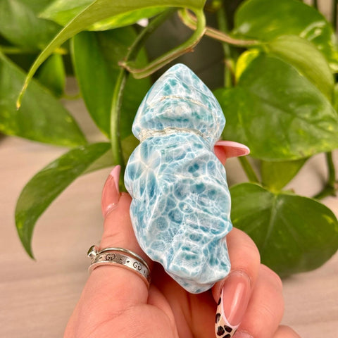 Deep Sea Larimar Free Form Q 53 - Kenna's Crystals from TikTok