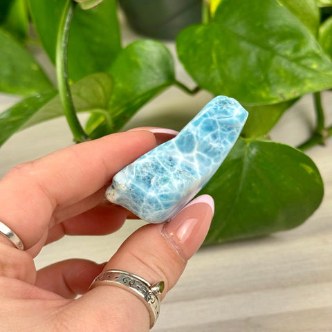 Deep Sea Larimar Free Form Q 66 - Kenna's Crystals from TikTok