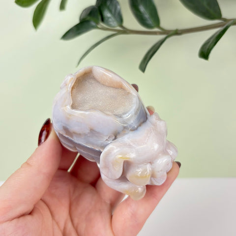 Druzy Agate Playful Piggy - Kenna's Crystals