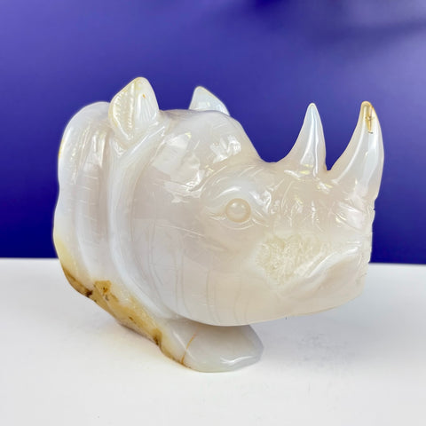 Druzy Agate Rhino - Kenna's Crystals