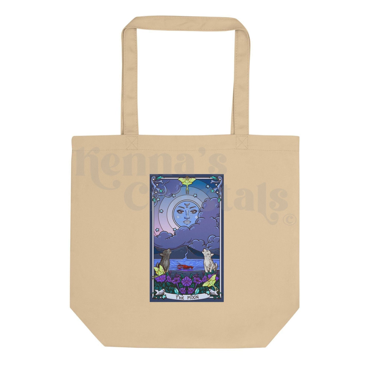 The Moon Tarot Card Eco Tote Bag