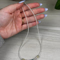 Faceted White Topaz & Beryl Necklace 1 - Kenna's Crystals from TikTok