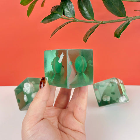 Floating Lava Cube (Imperfect) - Kenna's Crystals