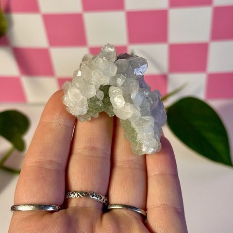 Frozen Algae (Fluorite With Calcite Specimen) K 11 - Kenna's Crystals from TikTok