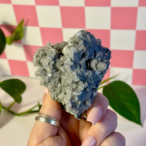 Frozen Algae (Fluorite With Calcite Specimen) U 22 - Kenna's Crystals from TikTok