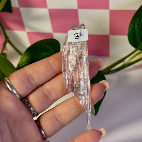 Glossy Pink Kunzite B2 28 - Kenna's Crystals from TikTok