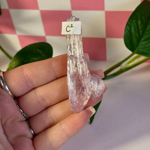 Glossy Pink Kunzite C2 29 - Kenna's Crystals from TikTok