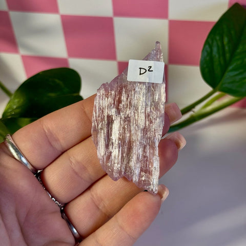 Glossy Pink Kunzite D2 30 - Kenna's Crystals from TikTok