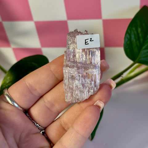 Glossy Pink Kunzite E2 31 - Kenna's Crystals from TikTok