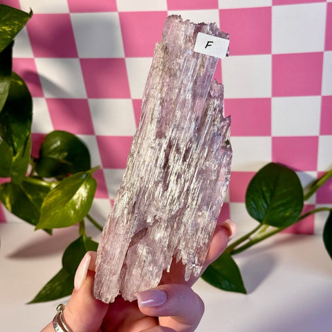 Glossy Pink Kunzite F 6 - Kenna's Crystals from TikTok