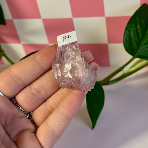 Glossy Pink Kunzite F2 32 - Kenna's Crystals from TikTok