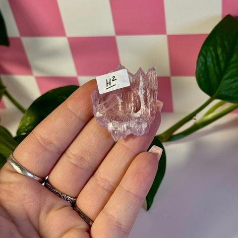 Glossy Pink Kunzite H2 34 - Kenna's Crystals from TikTok
