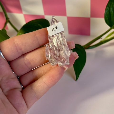 Glossy Pink Kunzite K2 37 - Kenna's Crystals from TikTok