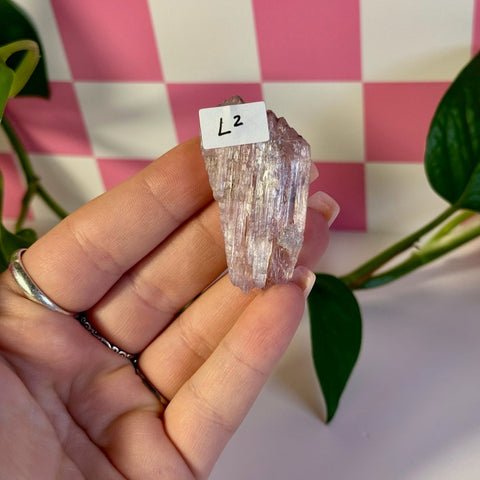 Glossy Pink Kunzite L2 38 - Kenna's Crystals from TikTok