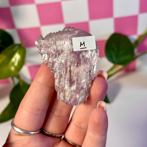 Glossy Pink Kunzite M 13 - Kenna's Crystals from TikTok