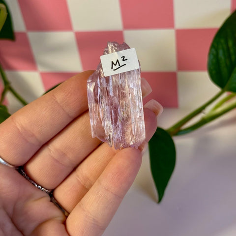 Glossy Pink Kunzite M2 39 - Kenna's Crystals from TikTok