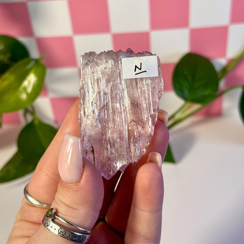 Glossy Pink Kunzite N 14 - Kenna's Crystals from TikTok