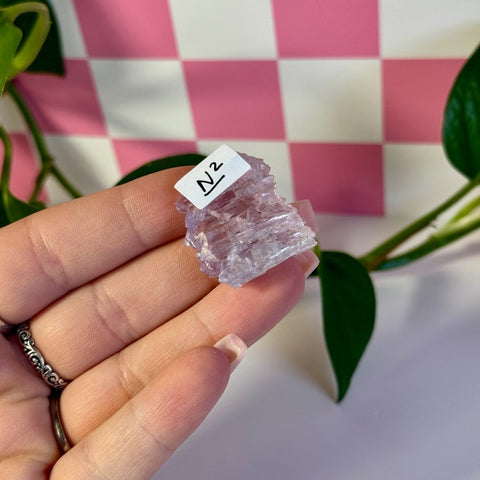 Glossy Pink Kunzite N2 40 - Kenna's Crystals from TikTok