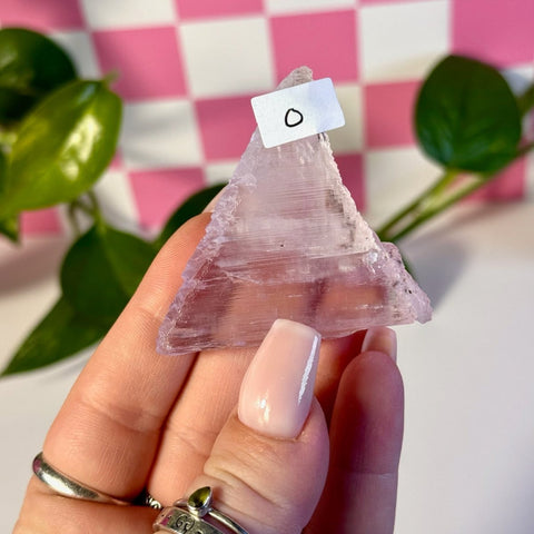 Glossy Pink Kunzite O 15 - Kenna's Crystals from TikTok