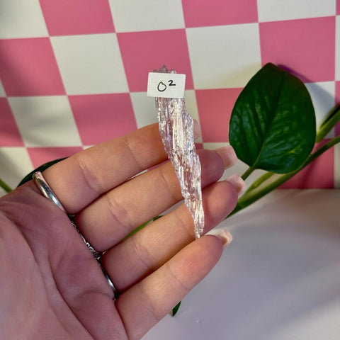 Glossy Pink Kunzite O2 41 - Kenna's Crystals from TikTok