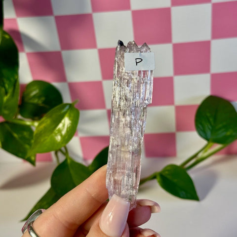 Glossy Pink Kunzite P 16 - Kenna's Crystals from TikTok