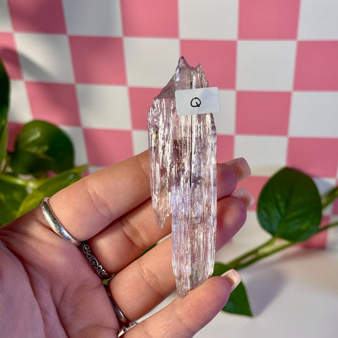 Glossy Pink Kunzite Q 17 - Kenna's Crystals from TikTok