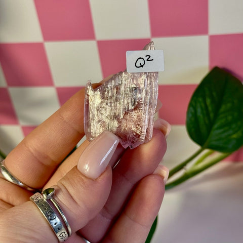 Glossy Pink Kunzite Q2 43 - Kenna's Crystals from TikTok