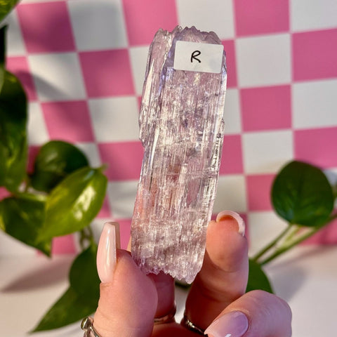 Glossy Pink Kunzite R 18 - Kenna's Crystals from TikTok