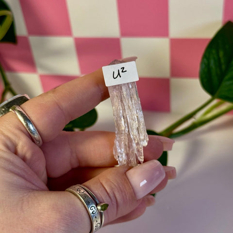Glossy Pink Kunzite U2 47 - Kenna's Crystals from TikTok