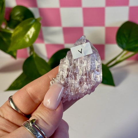 Glossy Pink Kunzite V 22 - Kenna's Crystals from TikTok