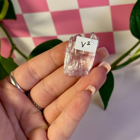 Glossy Pink Kunzite V2 48 - Kenna's Crystals from TikTok
