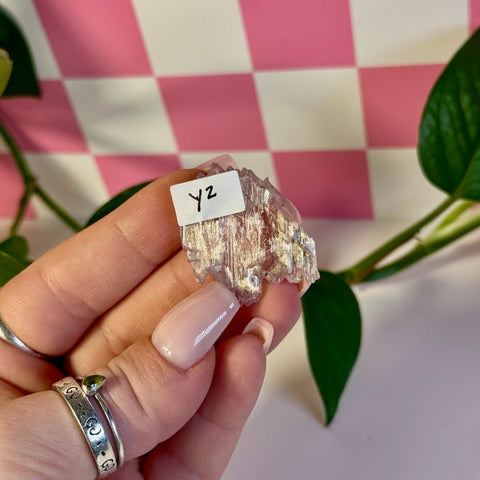 Glossy Pink Kunzite Y2 51 - Kenna's Crystals from TikTok