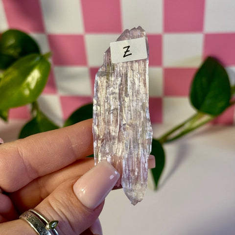 Glossy Pink Kunzite Z 26 - Kenna's Crystals from TikTok